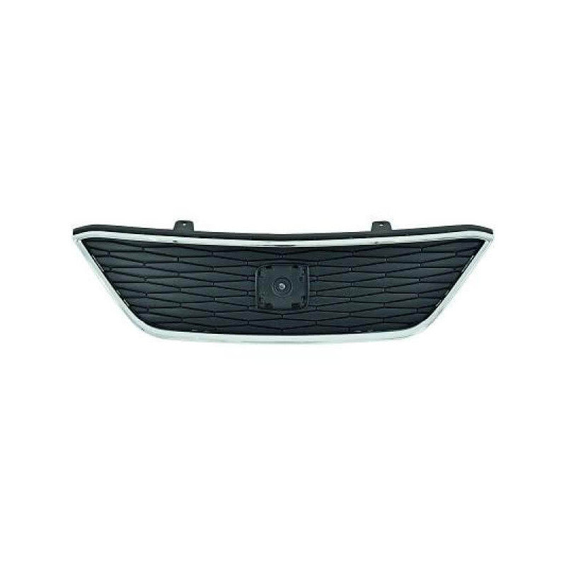 Grille de calandre avant noire et chromée fermée Seat Ibiza 4 6J5, 6P1 phase 2 2012-2015