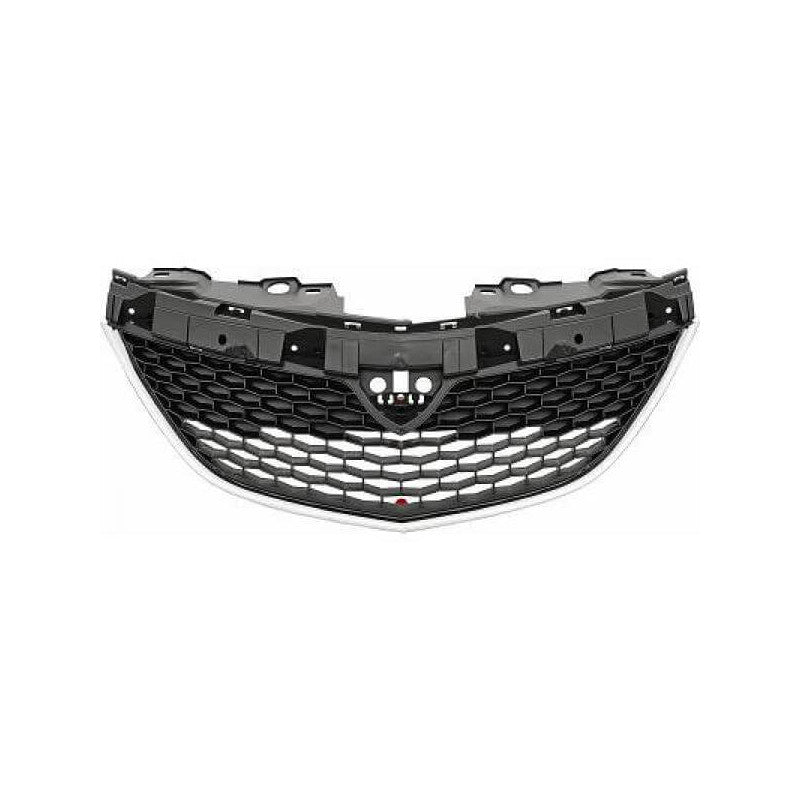 Grille de calandre avant noire et chromée Lancia Ypsilon 2 phase 2 depuis 2015