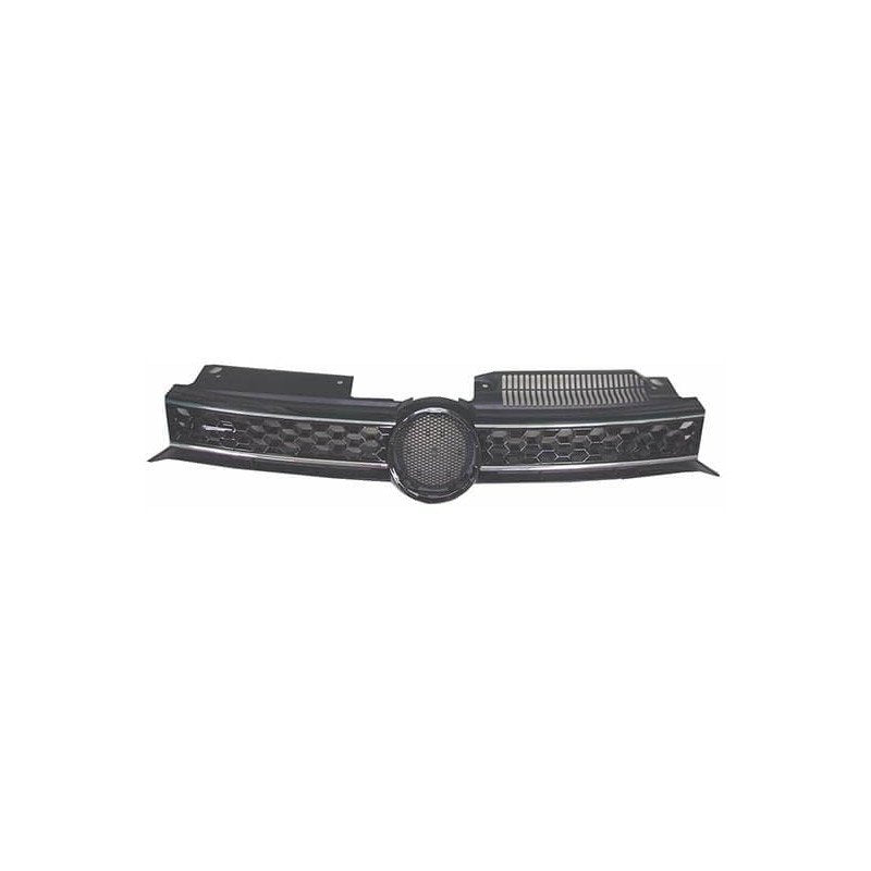 Grille de calandre avant noire et chromée Volkswagen Golf 6 GTD 2009-2013