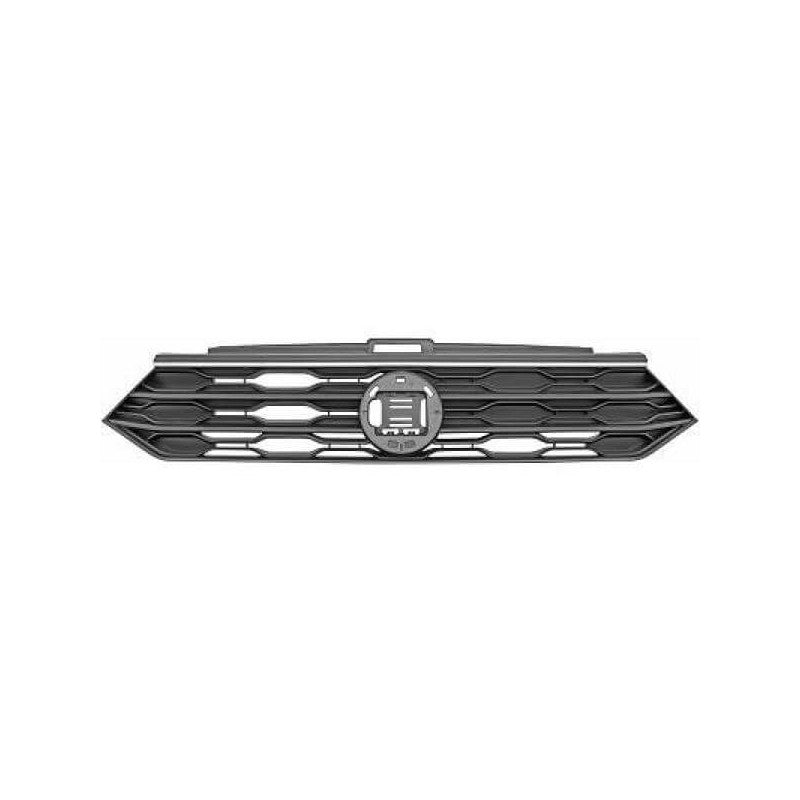 Grille de calandre avant noire et chromée Volkswagen T-ROC phase 1 2017-2021