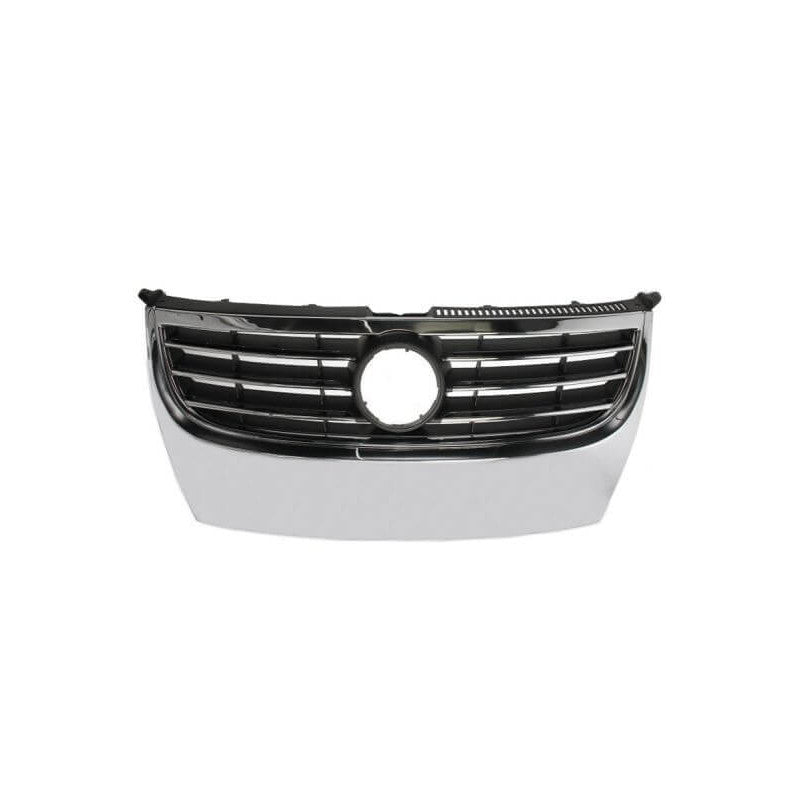 Grille de calandre avant noire et chromée Volkswagen Touran 1 phase 2 2007-2010