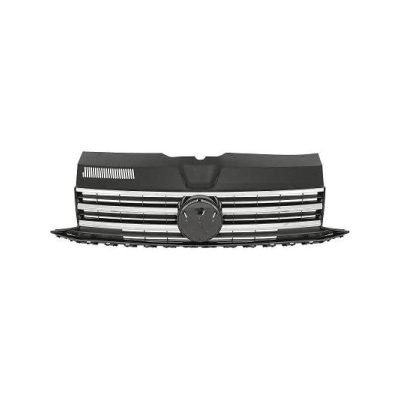 Grille de calandre avant noire et chromée Volkswagen Transporter T6 phase 1 2015-2019
