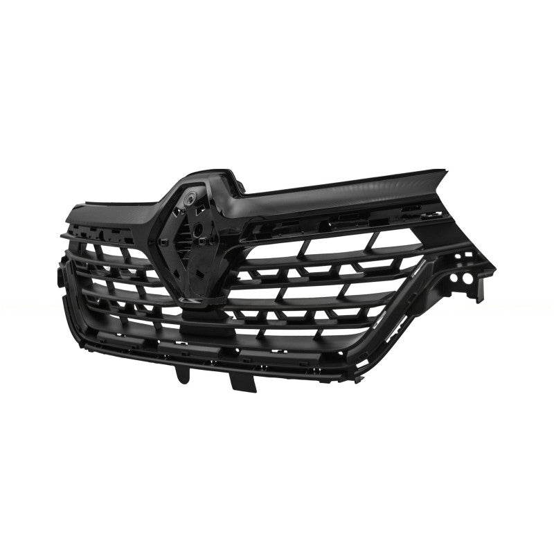 Grille de calandre avant noire granuleux et noire brillante et trou moulure Renault Kangoo 3 depuis 2020