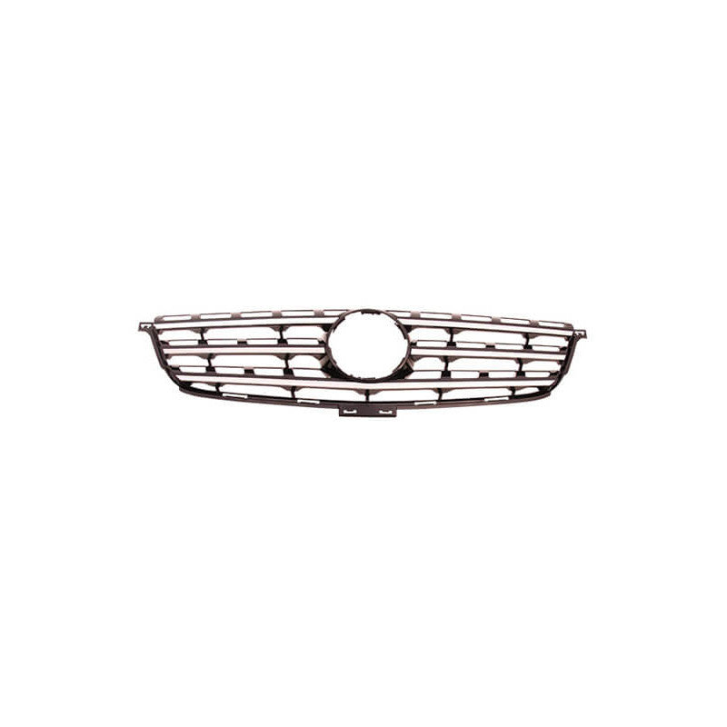 Grille de calandre face avant supérieure noire moulure chromée Mercedes Classe M (W166) 2011-2015