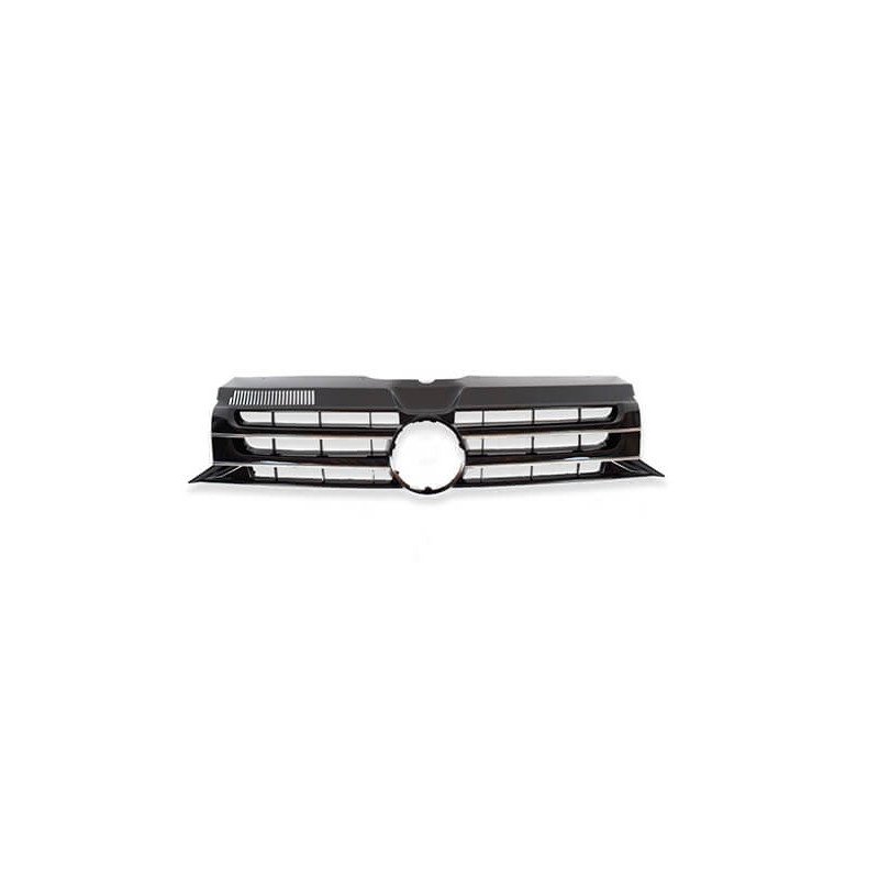 Grille de calandre noire brillante et chromée Volkswagen Transporter T5 phase 2 2010-2015