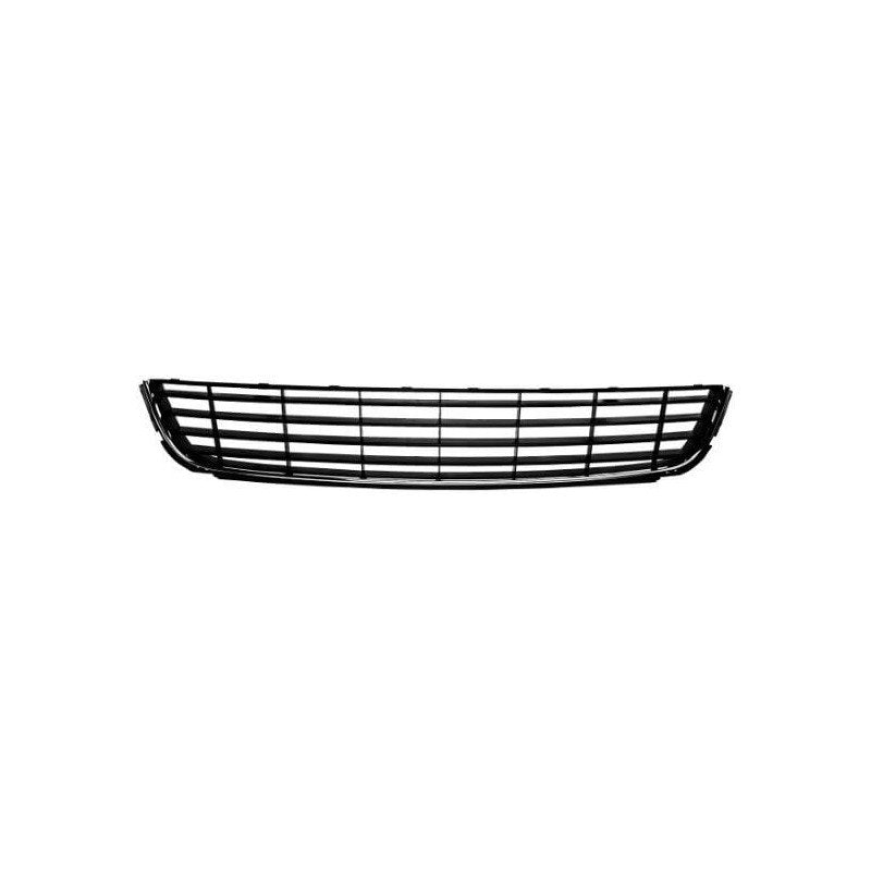 Grille de pare-choc avant centrale avec moulure chromée Volkswagen Golf 6 2008-2012