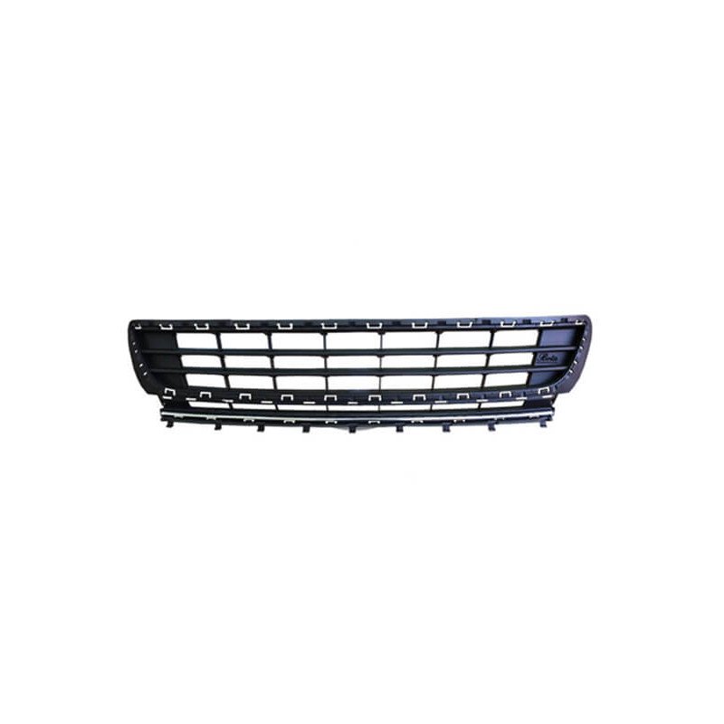 Grille de pare-choc avant centrale grise et chromée High Line Volkswagen Golf 7 phase 1 2012-2017