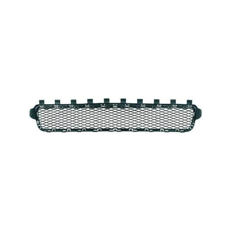 Grille de pare-choc avant centrale inférieure noire avec trou moulure Volkswagen Touareg 1 phase 1 2002-2007