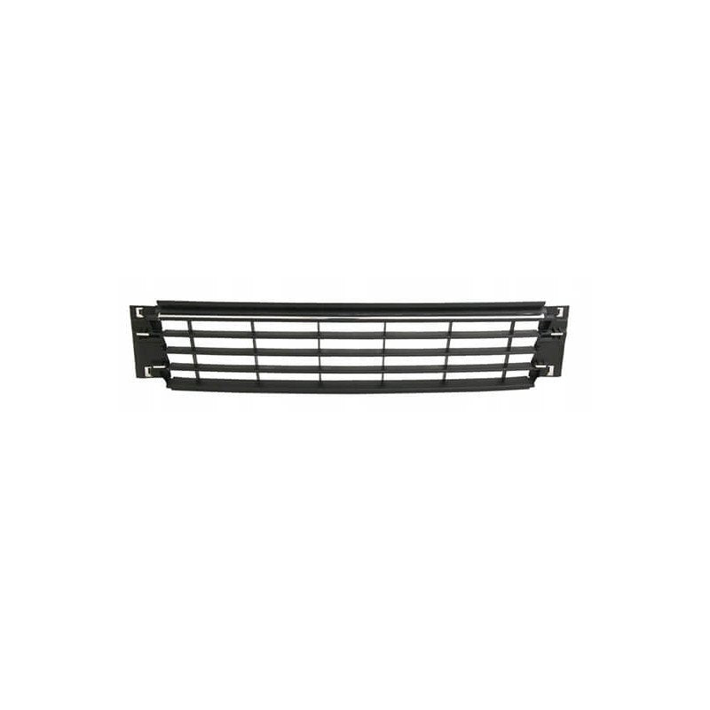 Grille de pare-choc avant centrale noire et chromée Volkswagen Polo 5 2014-2017