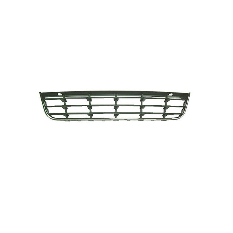 Grille de pare-choc avant centrale noire moulure chromée Volkswagen Passat B6 2005-2010