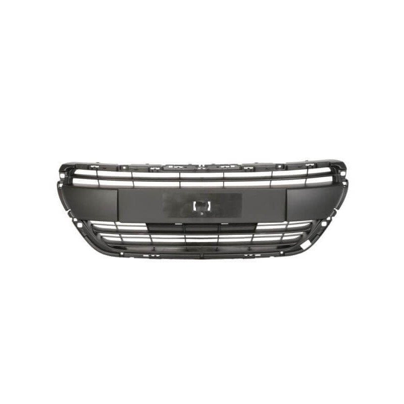 Grille de pare-choc avant centrale noire Peugeot 208 Active 1 phase 2 2015-2019