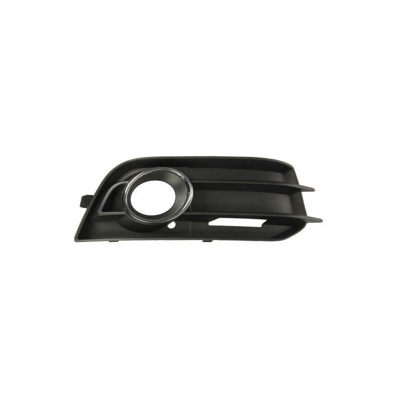 Grille de pare-choc avant droite noire avec trou anti-brouillard chromé Audi A1 phase 1 2010-2014