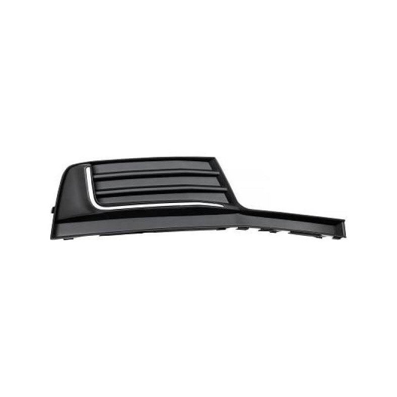 Grille de pare-choc avant droite noire et chromée Audi A3 et A3 Sportback 8V phase 2 2016-2020