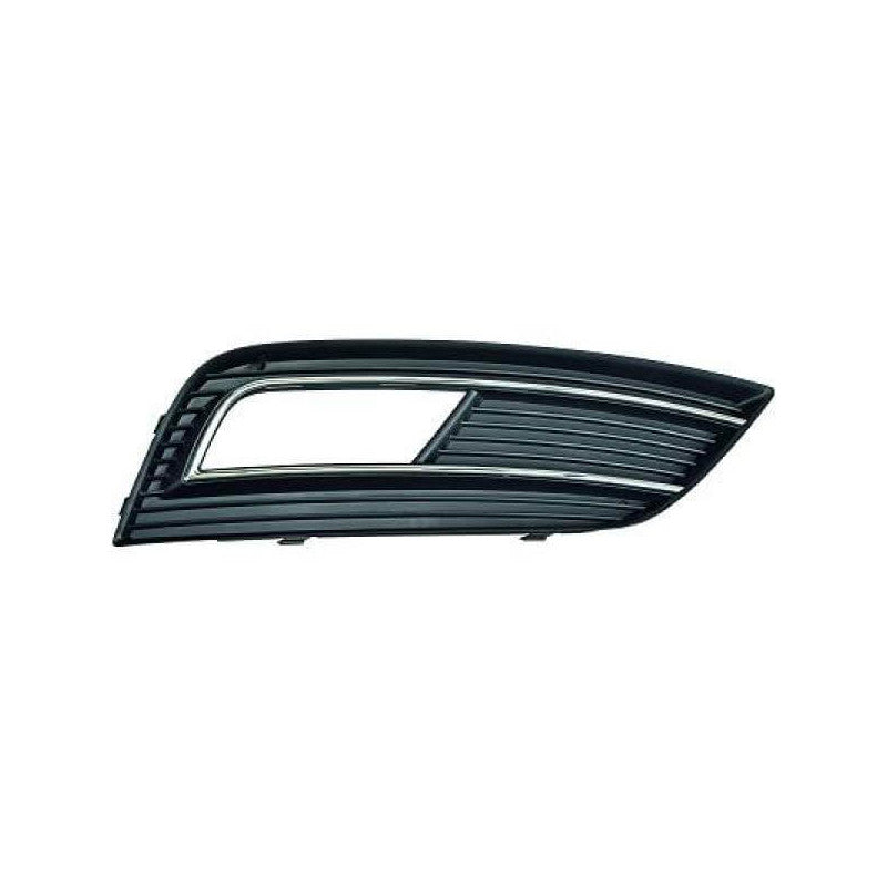 Grille de pare-choc avant droite noire et chromée Audi A4 4 B8 phase 2 2011-2015