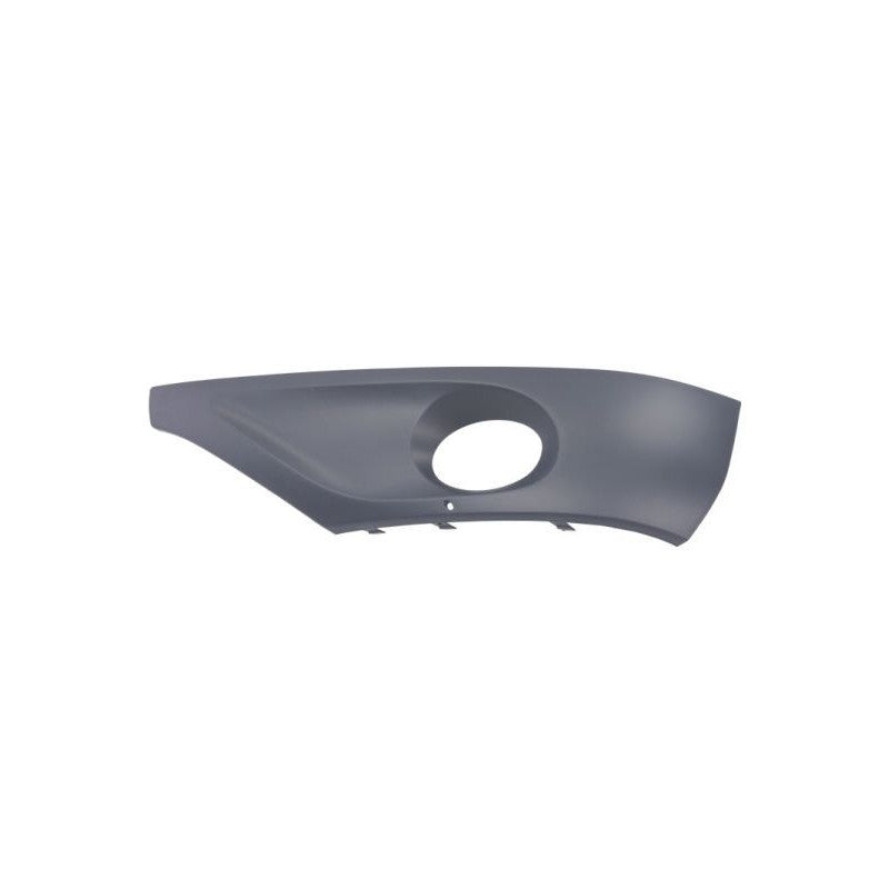 Grille de pare-choc avant gauche inférieure à peindre avec trou anti-brouillard Volkswagen Touareg 2 phase 1 2010-2014