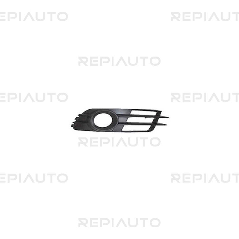 Grille de pare-choc avant gauche noire avec trou anti-brouillard Audi A6 4 (4G2-C7-4GC/4G5-C7-4GD) phase 1 2011-2014