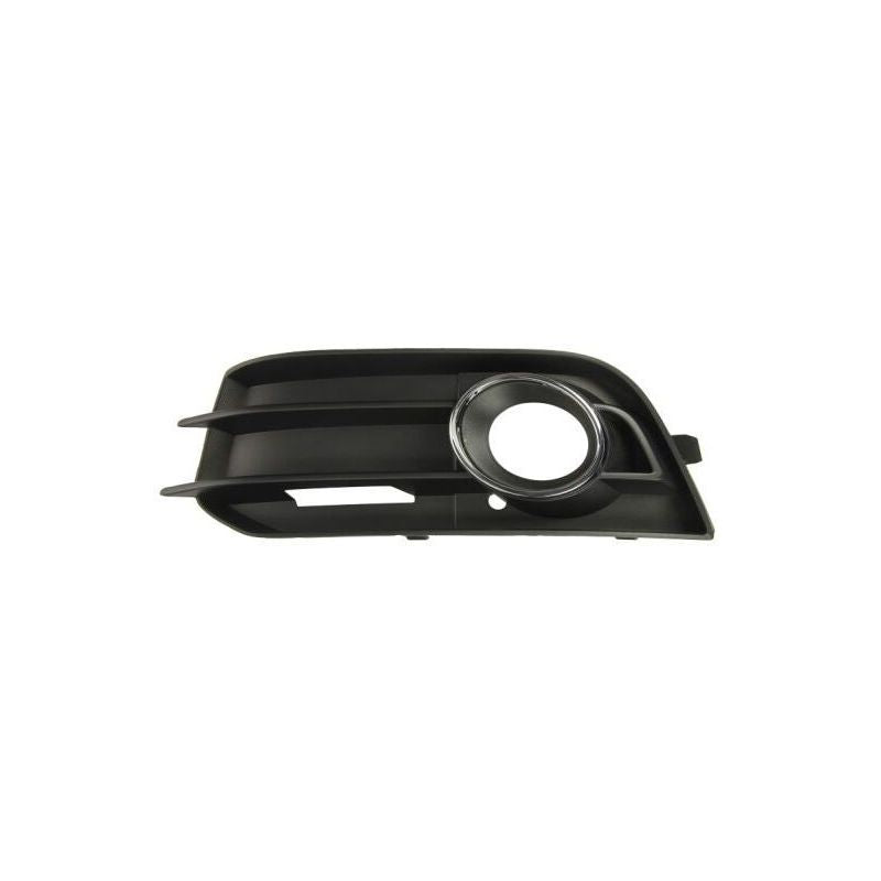 Grille de pare-choc avant gauche noire avec trou anti-brouillard chromé Audi A1 phase 1 2010-2014