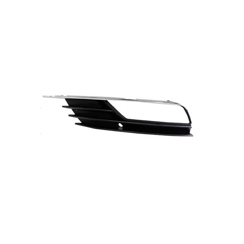 Grille de pare-choc avant gauche noire et chromée 4 portes et cabrio Audi A3 8V phase 1 2012-2016