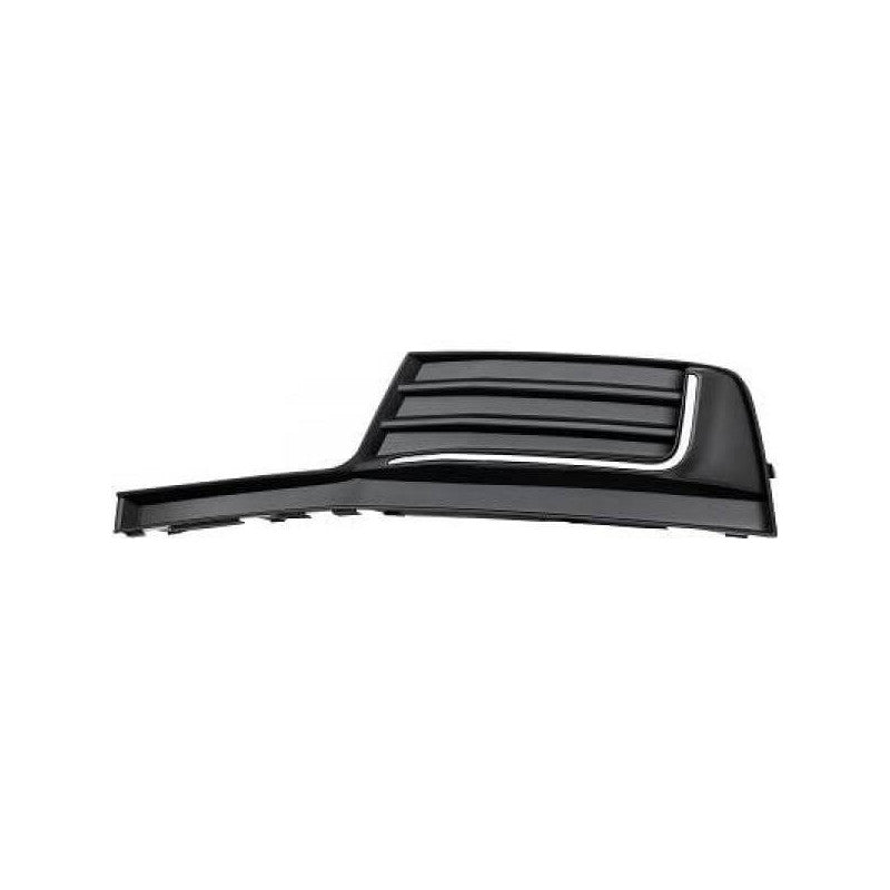 Grille de pare-choc avant gauche noire et chromée Audi A3 et A3 Sportback 8V phase 2 2016-2020