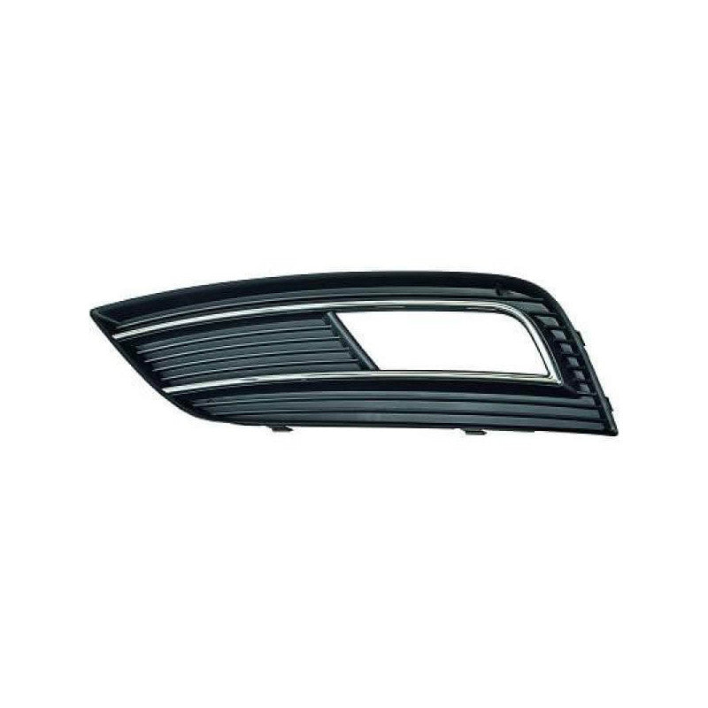 Grille de pare-choc avant gauche noire et chromée Audi A4 4 B8 phase 2 2011-2015
