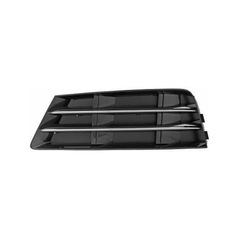 Grille de pare-choc avant gauche noire et chromée Audi A4 5 B9 phase 1 2015-2019