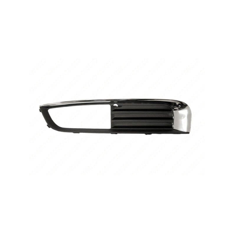Grille de pare-choc avant gauche noire et chromée avec trou anti-brouillard Opel Insignia A phase 1 2008-2013