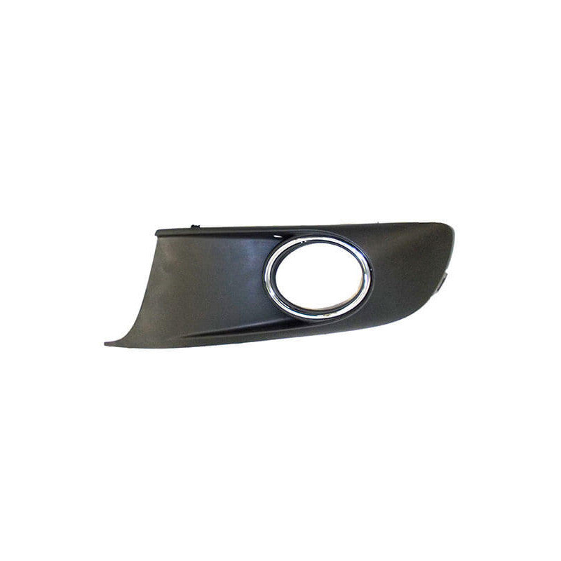 Grille de pare-choc avant gauche noire et chromée avec trou anti-brouillard Volkswagen Caddy 3 phase 2 2010-2015