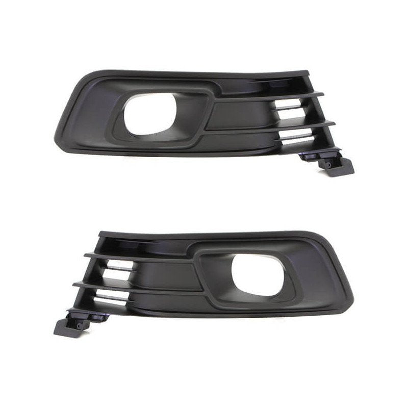 Grilles de pare-choc avant noires avec trous anti-brouillards kit Renault Captur 1 phase 2 2017-2019