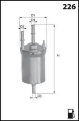 Filtre a ess pour VW Polo IV / Audi A2