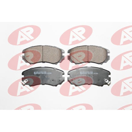 Jeu plaquettes frein pour Hyundai Sonata IV, Elantra III, Tiburon / KIA Sportage II, Optima, Soul I