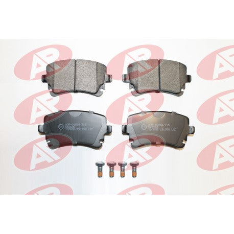 Jeu plaquettes frein pour VW California T5, Transporter T5, Multivan T5 / Audi A6 C6, A6 C5, A4 B7