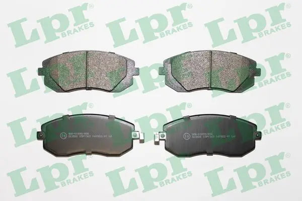 Jeu plaquettes frein pour Subaru Forester, Legacy V, Impreza