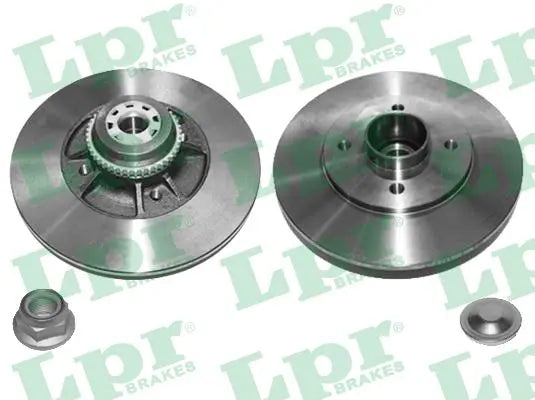 1 disque de frein renault 19 i (b/c53_ pour Renault 19 I, 19 II, 19 II Chamade