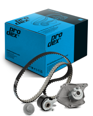 Kit de distribution avec pompe à eau Prodex – boîte et contenu