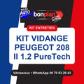 Kit vidange 3 filtres + huile – Peugeot 208 II 1.2 PureTech 100 ch