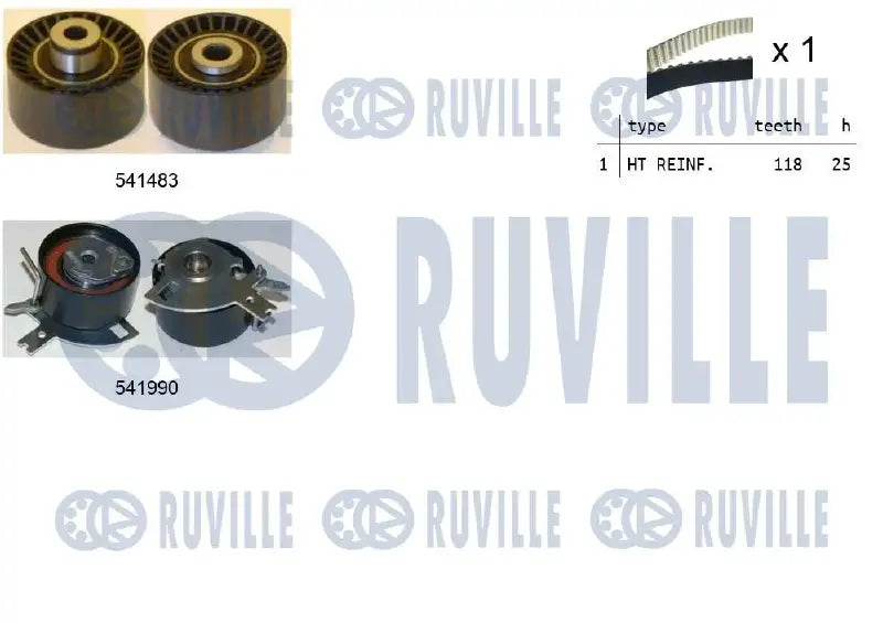 Kit distribution complet pour Peugeot 407, 508 I, 607 / Citroën C5 II, C6, C5 III