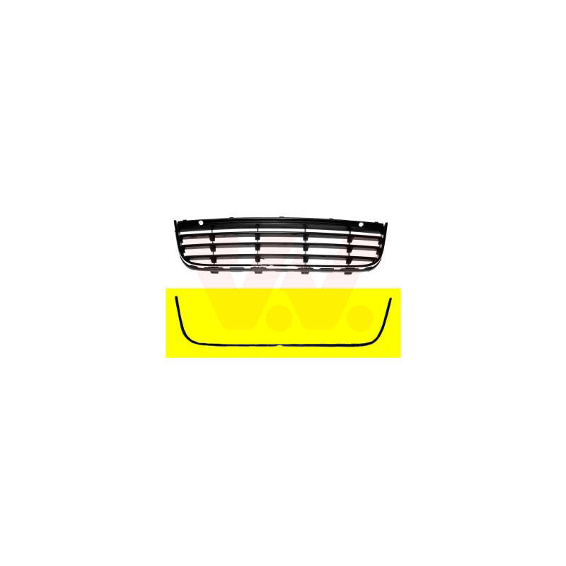 Moulure chromée centrale de pare-choc avant Volkswagen Golf 5 SW 2007-2009