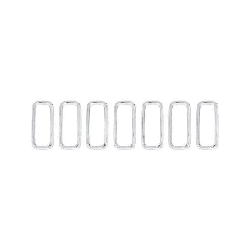 Moulure chromée grille de calandre avant kit de 7 Jeep Renegade depuis 2014