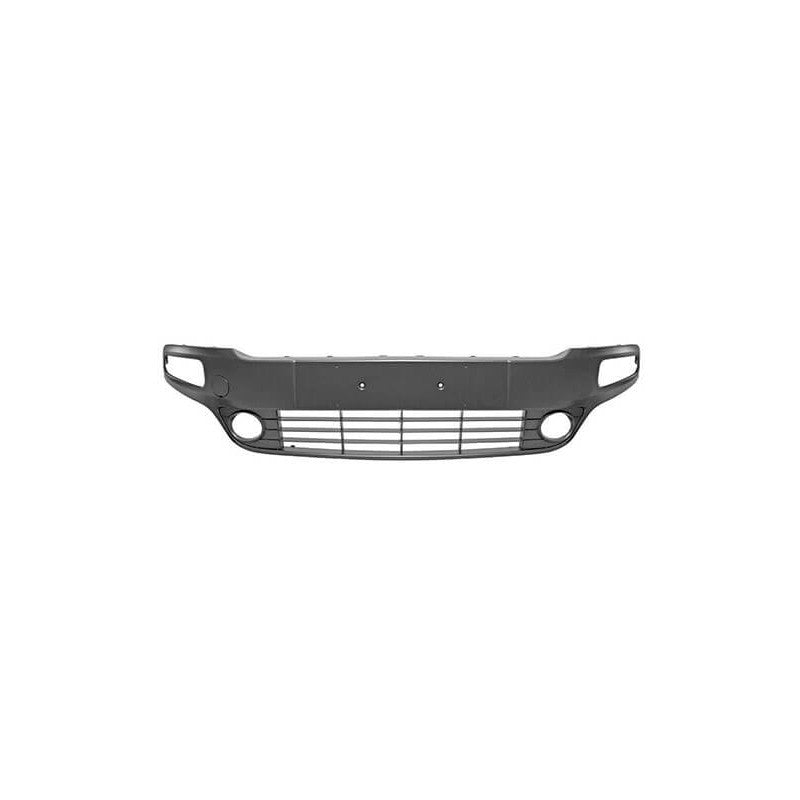 Moulure de pare-choc avant centrale noire avec trous anti-brouillards Fiat Punto Evo depuis 2009