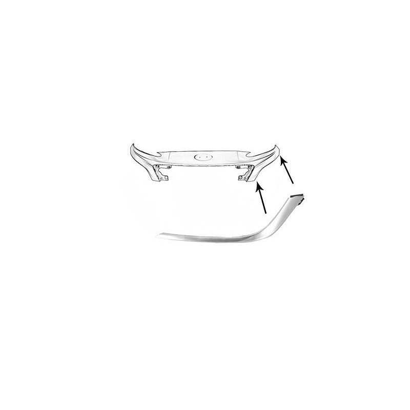 Moulure de pare-choc avant gauche chromée Hyundai Kona phase 2 2020-2023