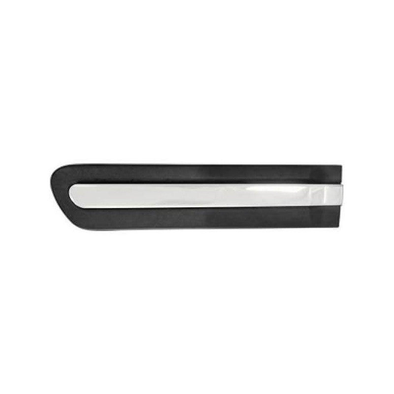 Moulure de porte arrière droite noire et chromée Fiat 500L phase 1 2012-2017