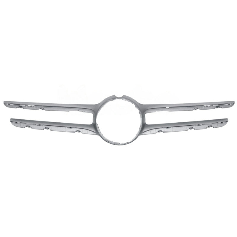 Moulure grille de calandre avant argentée pour caméra Mercedes Classe C W205 phase 1 2014-2018