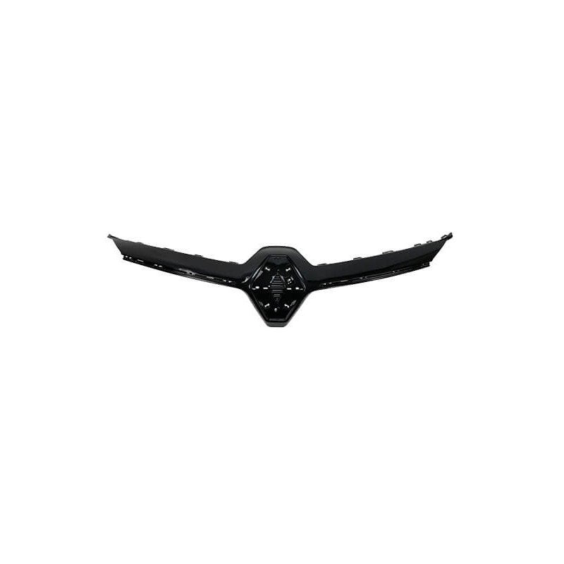 Moulure grille de calandre avant noire brillante Renault Clio 5 phase 1 2019-2023
