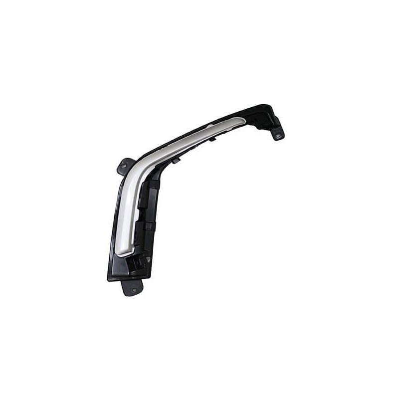 Moulure grille de pare-choc avant gauche grise Peugeot 308 1 phase 2 2011-2013