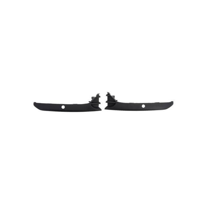 Moulures de pare-choc avant noires avec trous radars Renault Clio 4 phase 2 2016-2019