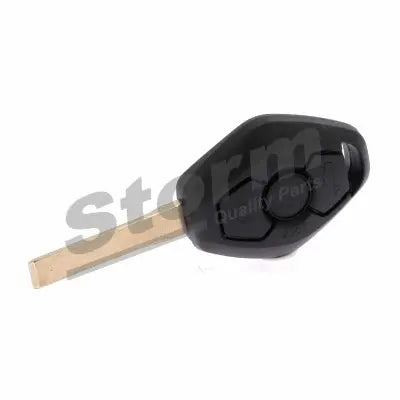 Coque + clé à rabat vague pour BMW S3 3 BOUTON