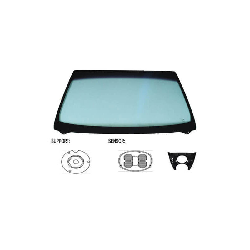 Pare-brise avant teinté vert acoustique capteur rond Mercedes Classe A W176 2012-2018