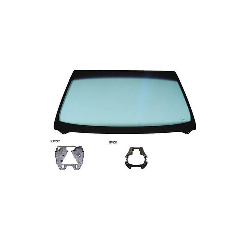 Pare-brise avant teinté vert acoustique pour caméra et capteur Seat Leon 3 2013-2020