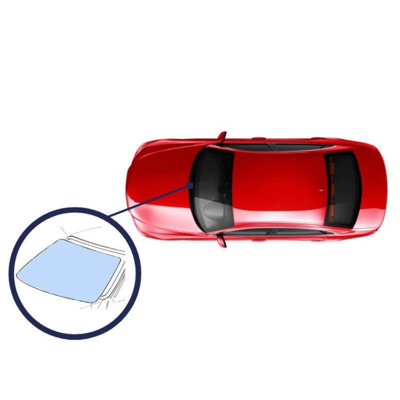Pare-brise avant teinté vert acoustique pour capteur et caméra Audi Q5 2 depuis 2017