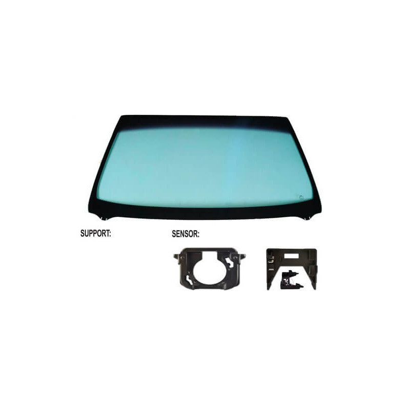 Pare-brise avant teinté vert athermique pour capteur avec support caméra BMW X5 3 F15 2013-2019